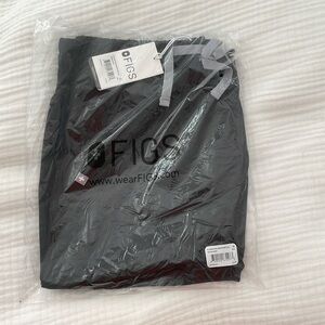 Figs Zamora high waisted scrub pant tall medium black